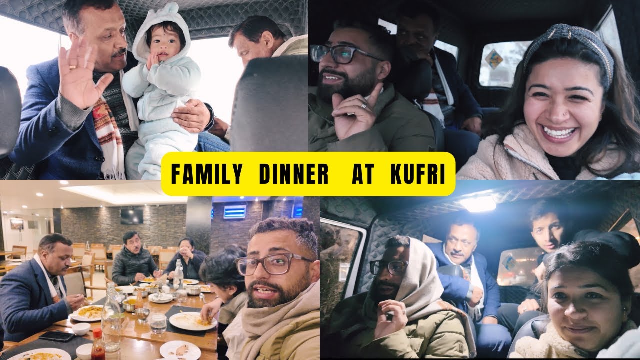 Family Members Ke Sath Gaye Long Drive Par //Shimla Se fagu Paunchne Mai Lage 6 Ghante //Snow Drive 