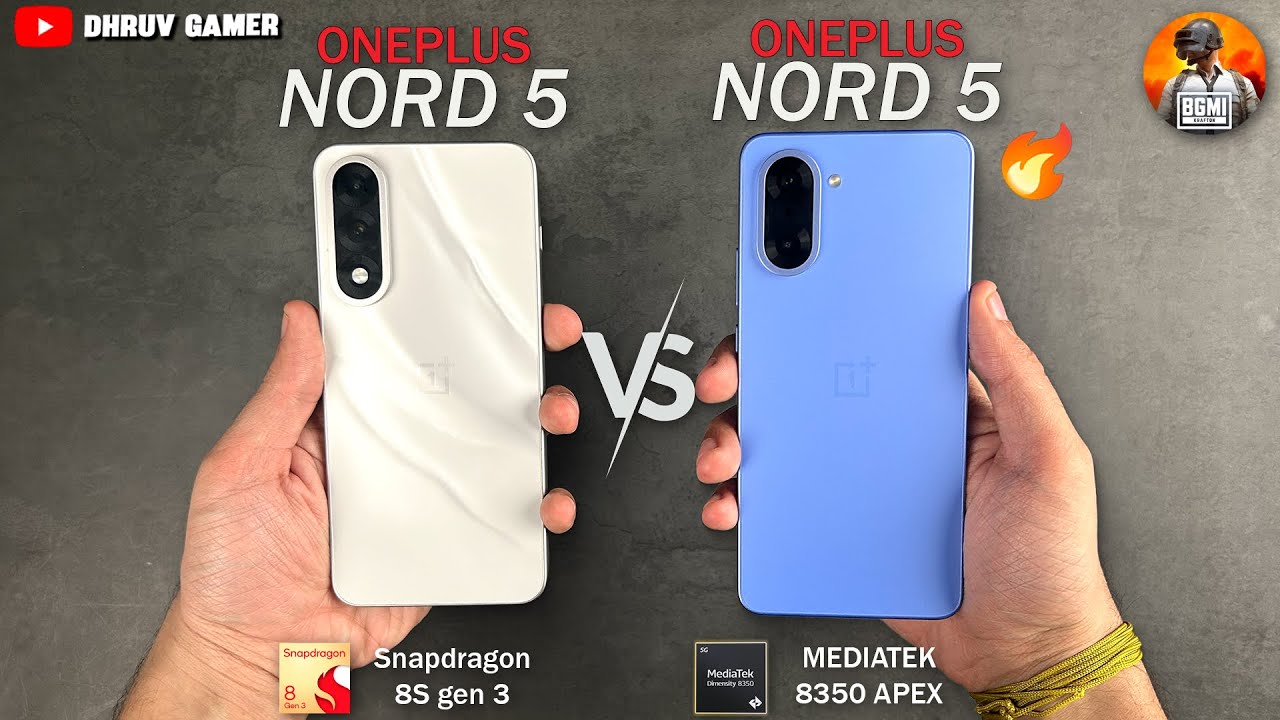 BGMI Gaming Test: Nord 5 or Nord CE 5 — Which Should You Choose?