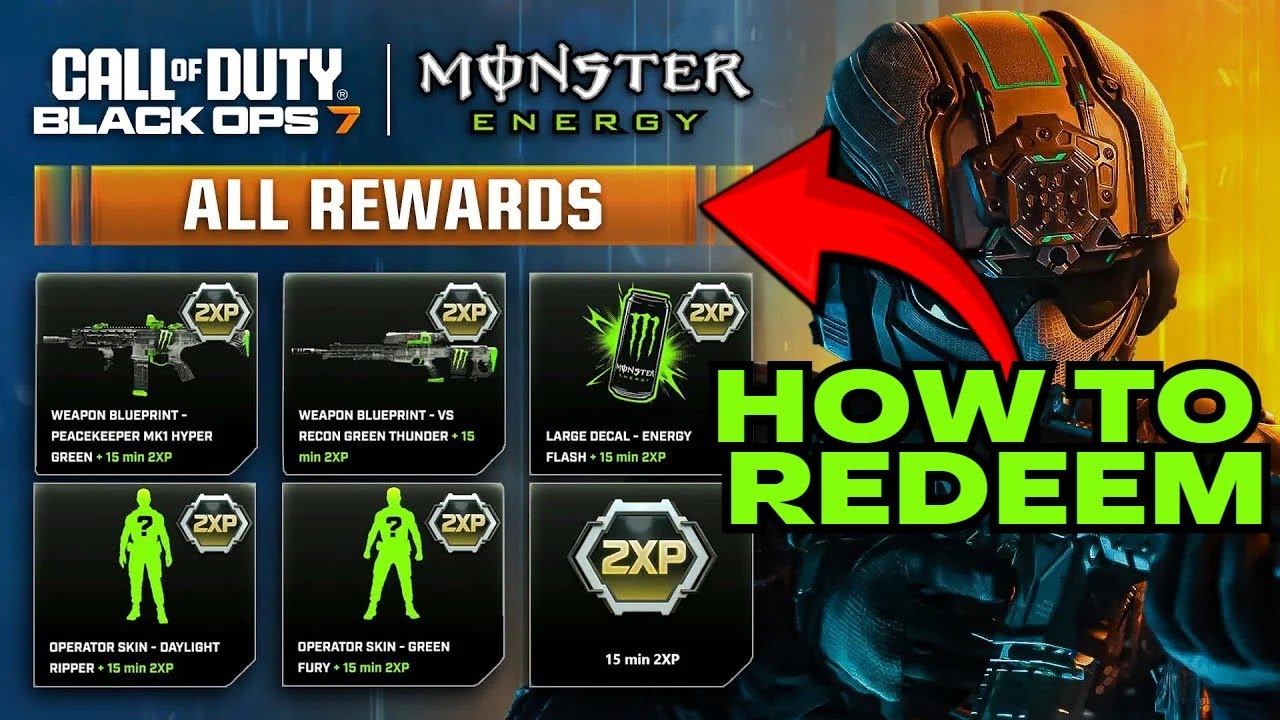 BLACK OPS 7 Как обменять и получить MONSTER ENERGY XP и облики!