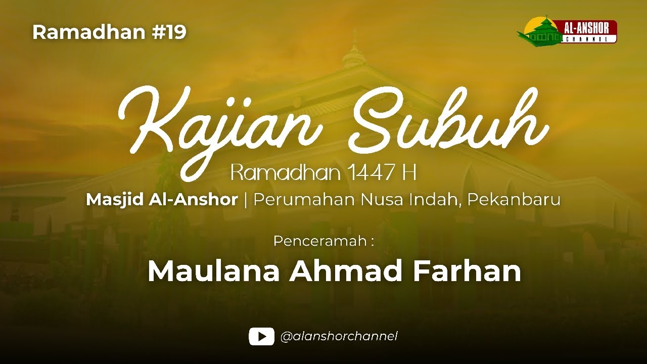 BIDAYATUL HIDAYAH - USTADZ MAULANA AHMAD FARHAN