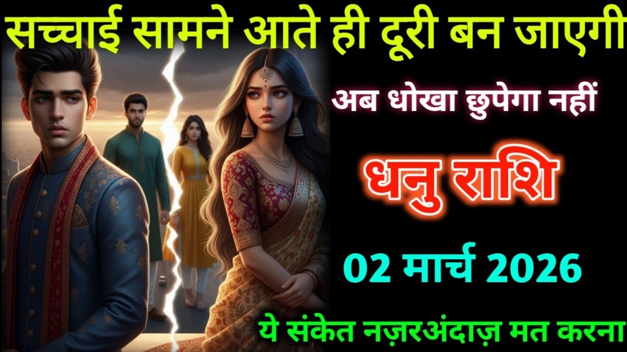 धनु राशि। 28 फरवरी 2026| सच्चाई सामने आते ही दूरी बन जाएगी| Dhanu Rashifal|