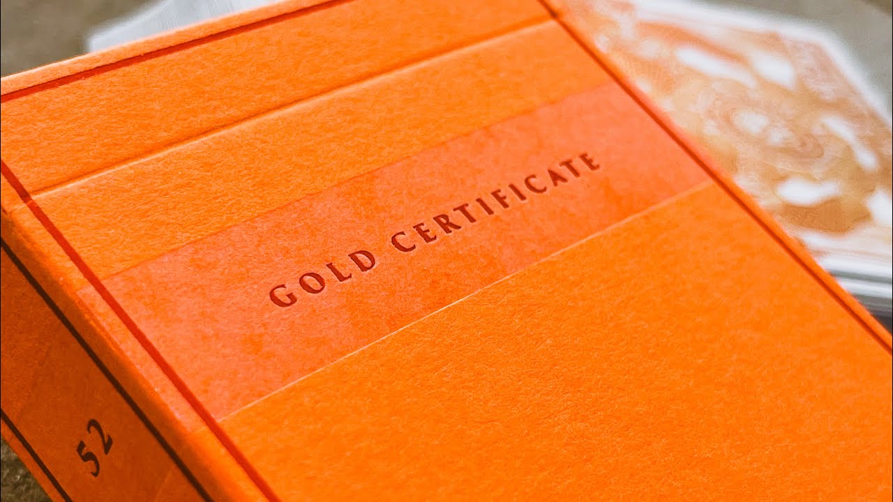 Gold Certificate - March Kings Wild Shorts - Deck Review!