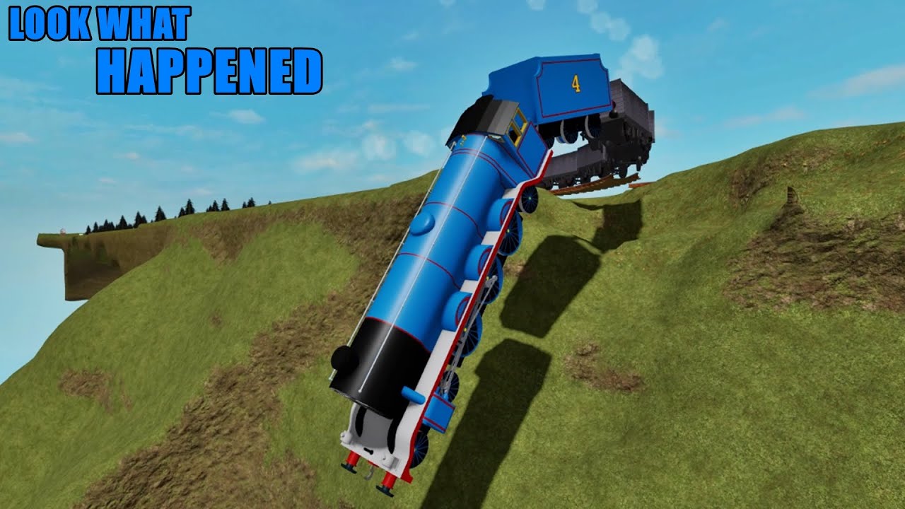 THOMAS AND FRIENDS Driving Fails Gordon Takes a Tumble Crash 4