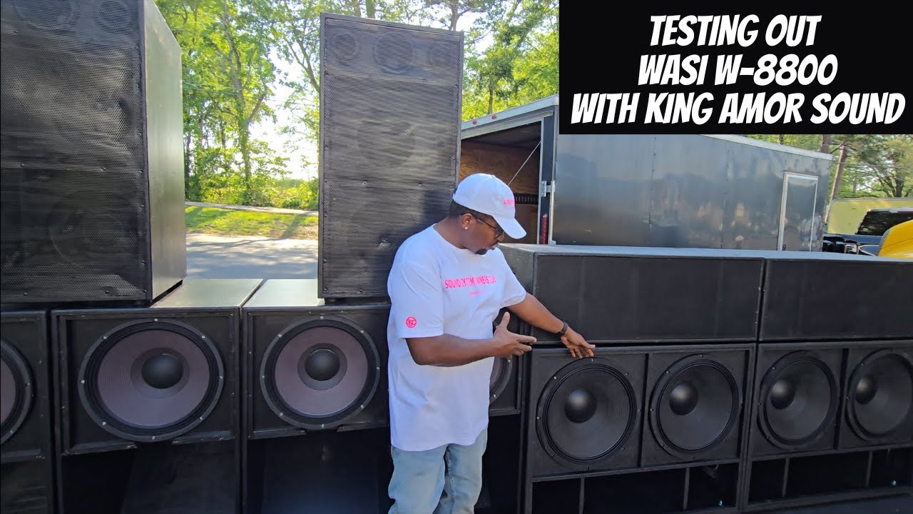 SOUND SYSTEM SET UP IN LITHONIA, GA -- TESTING THE WASI NEW AMP