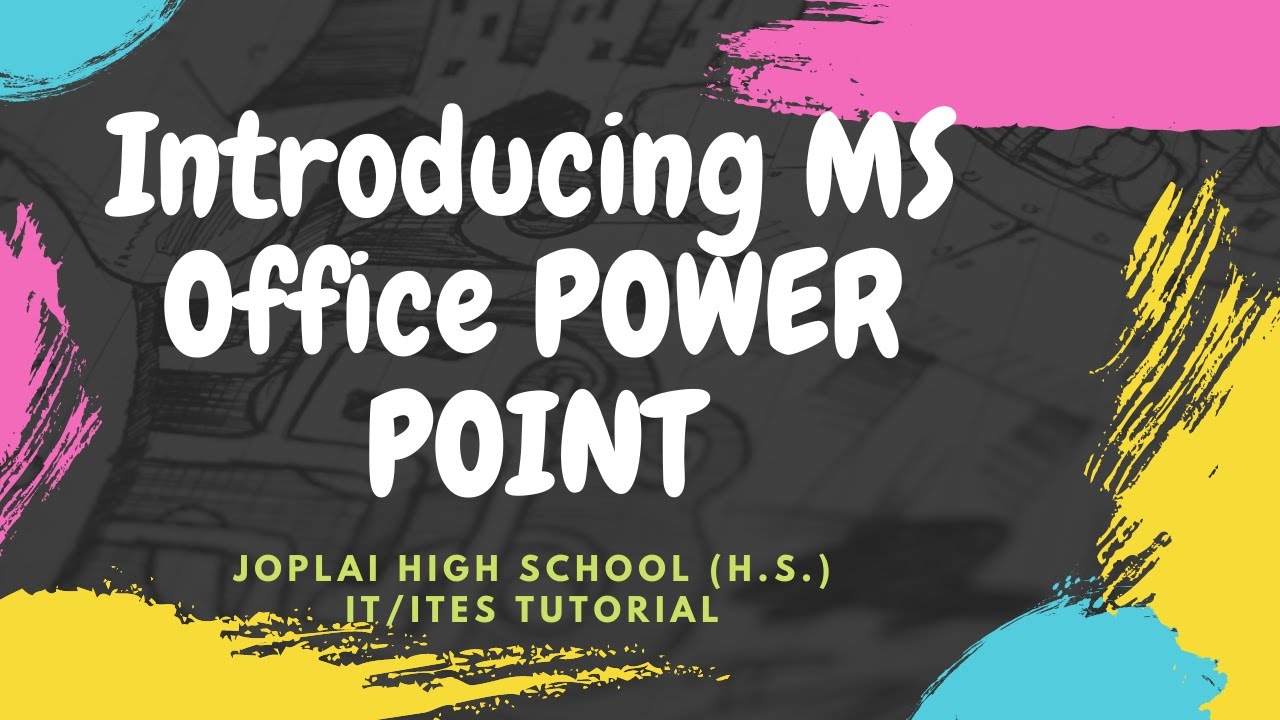 Introducing MS Office PowerPoint | IT/ITes Tutorial | Joplai High School, Joplai, Birbhum