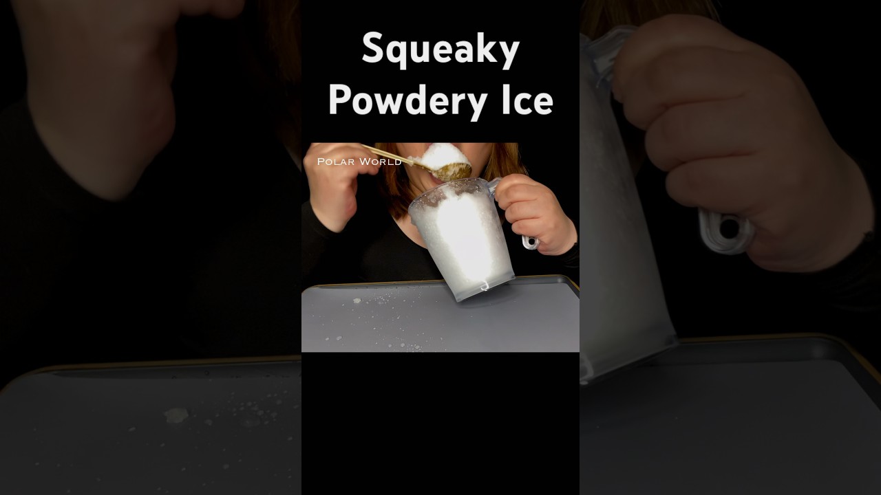 Mouthwatering Squeaky Powdery Ice