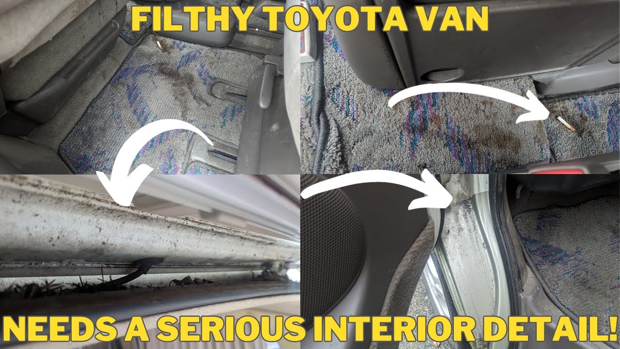 Moldy Dirty Toyota Van Gets Interior Detailed | Lake Stevens Auto Detailing