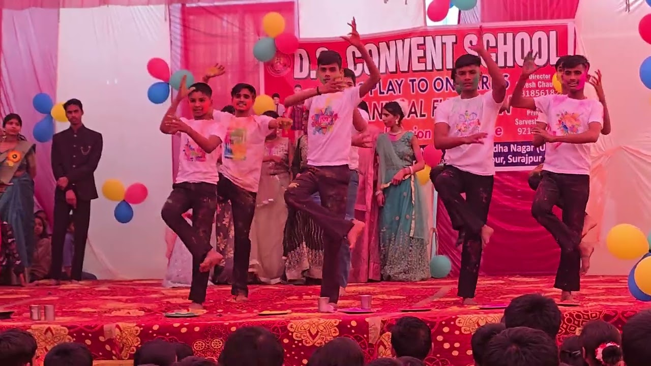 Holi Act by D.S.convent school Childrens !! ANNUAL FUNCTION 2025-2026!! Surajpur, Noida-201306 🌌⚡️🔥