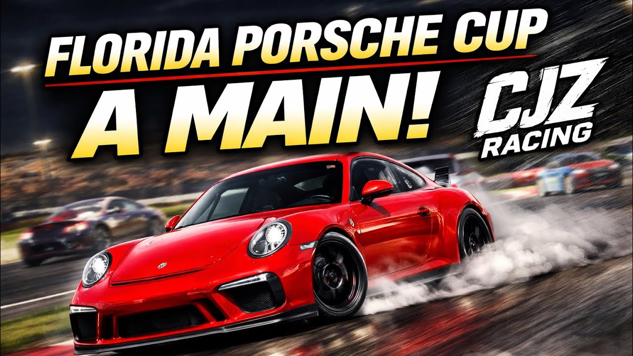 Mini Z racing! Florida Porsche Cup A Main!