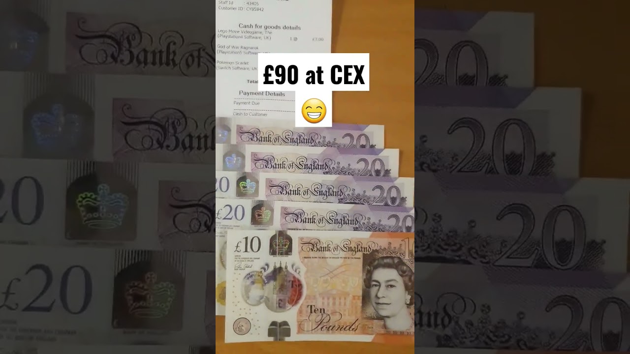 Made &pound;90 at CEX! 😁 #money #investing #entrepreneur