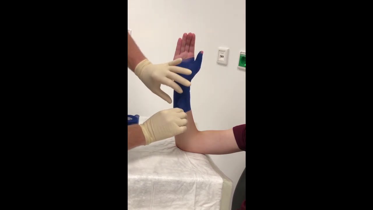 Stützverband Handgelenk mit Daumeneinschluss