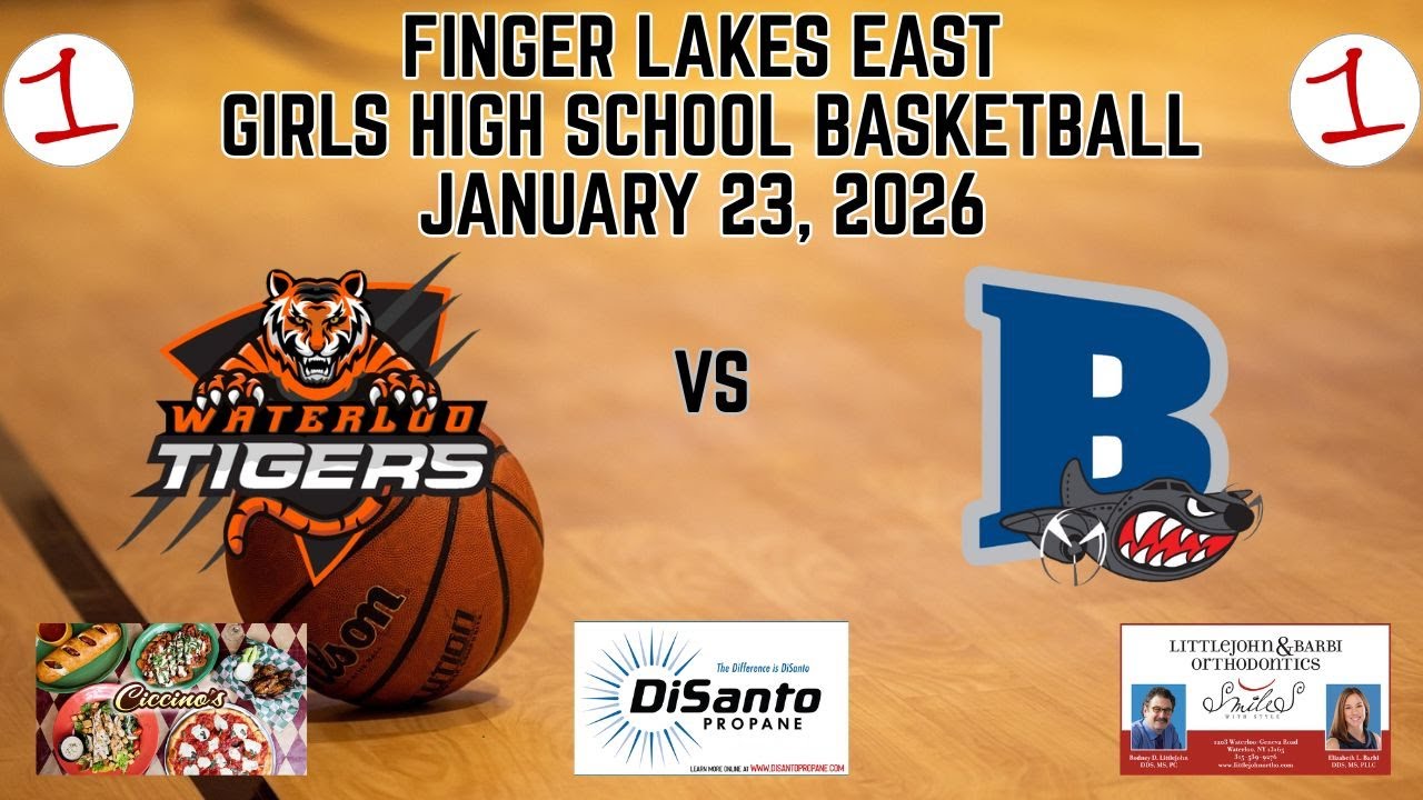 Waterloo Tigers vs. Bloomfield Bombers .::. Finger Lakes East Girls Basketball 1/23/26