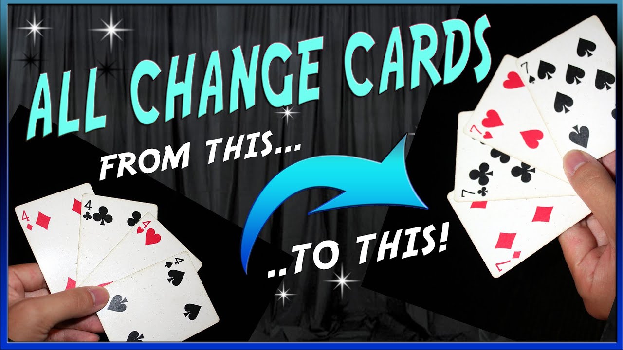 The All Change Card Trick - Impressive Magic | Cards Morph - Full Tutorial