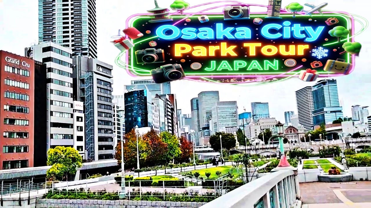 osaka city  park tour Japan part 2 |🇯🇵|