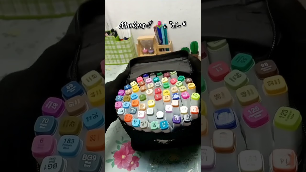 60 colour markers ✨✍🏼🍃🪐🎊