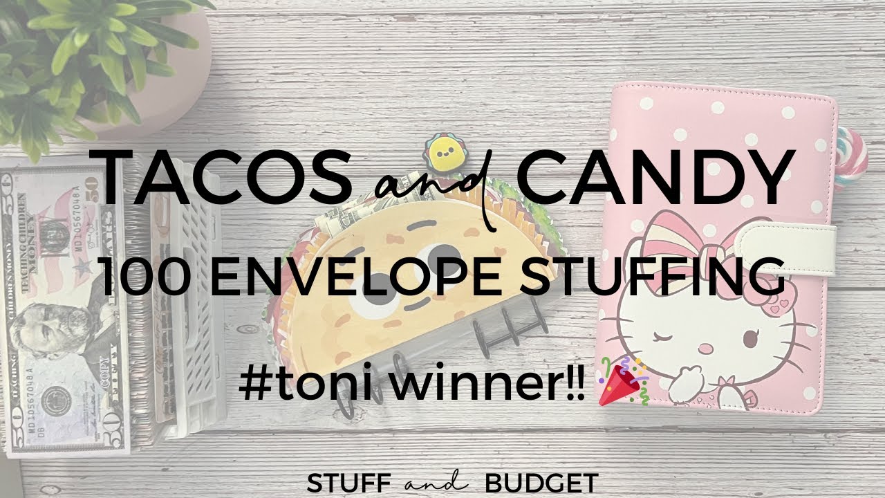TACOS & (INTENSE) CANDY BOX Savings Challenge Day  🌮🍬  | 100 Envelope Challenge | 