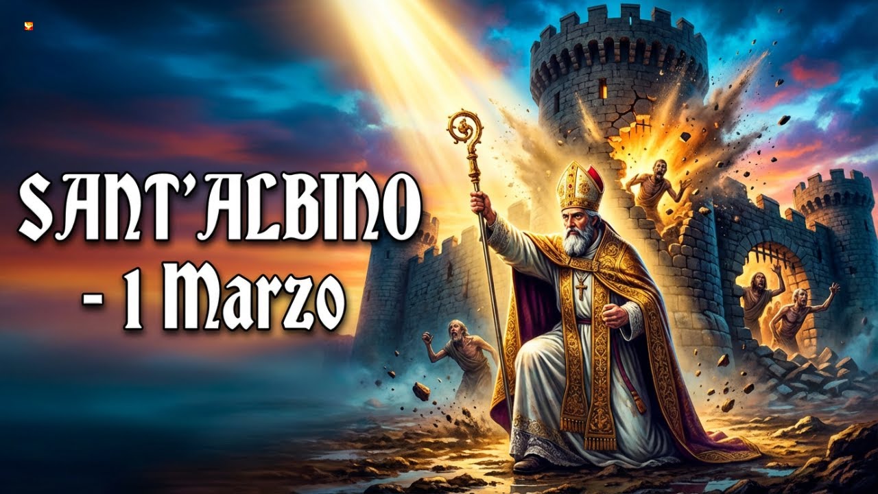 Santo del Giorno 1 Marzo | Sant'Albino di Angers | Il Vescovo che Sfid&ograve; i Potenti Corrotti
