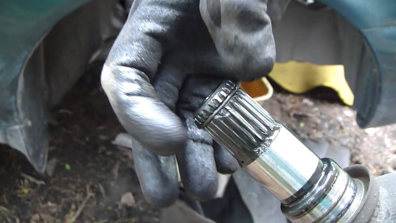 How to replace driveshaft RIGHT side Toyota Corolla VVT-i engine. Years 1995 to 2012