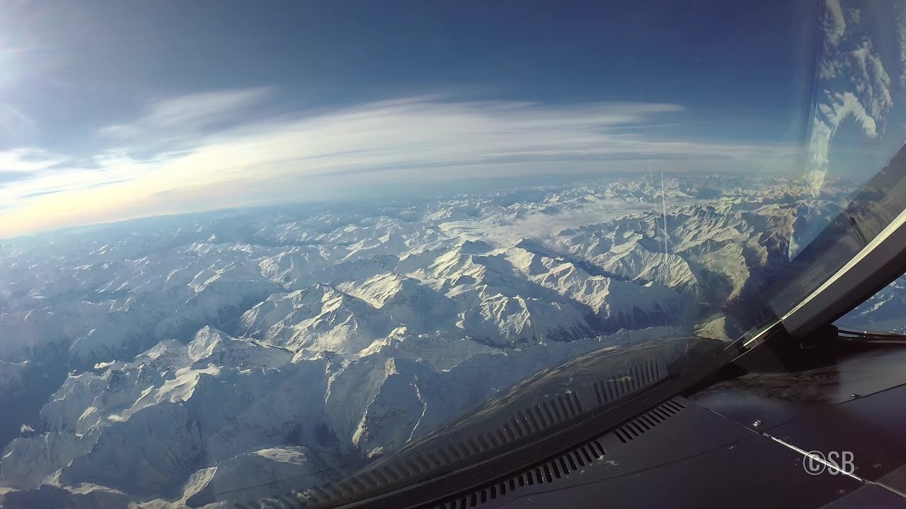 Milan Malpensa, MXP,  Italy: Approach Rwy 35R with swingover 35L,  start over the alps. Cockpitview