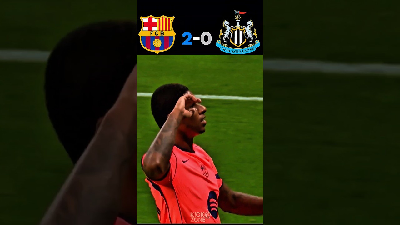 barcelona vs newcastle 2-1(Uefa Champions League)🔥