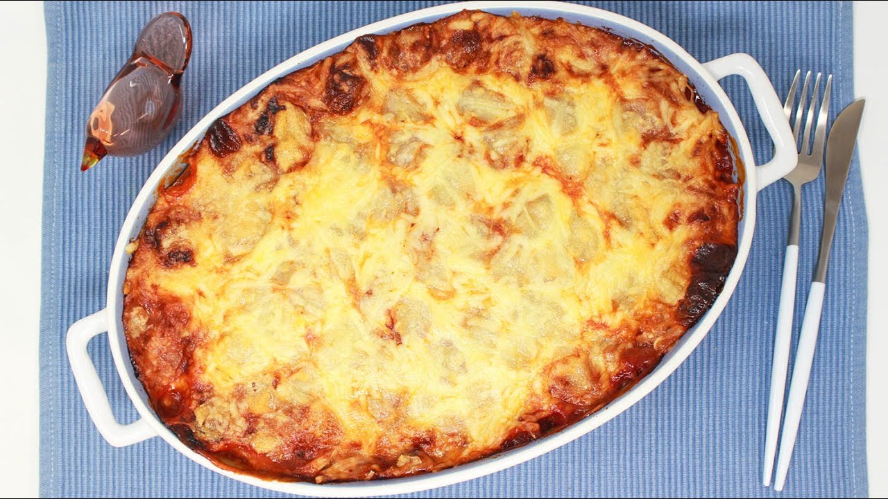 BOCKWURST-AUFLAUF mit zweierlei K&Auml;SE - einfach, lecker und schnell gemacht