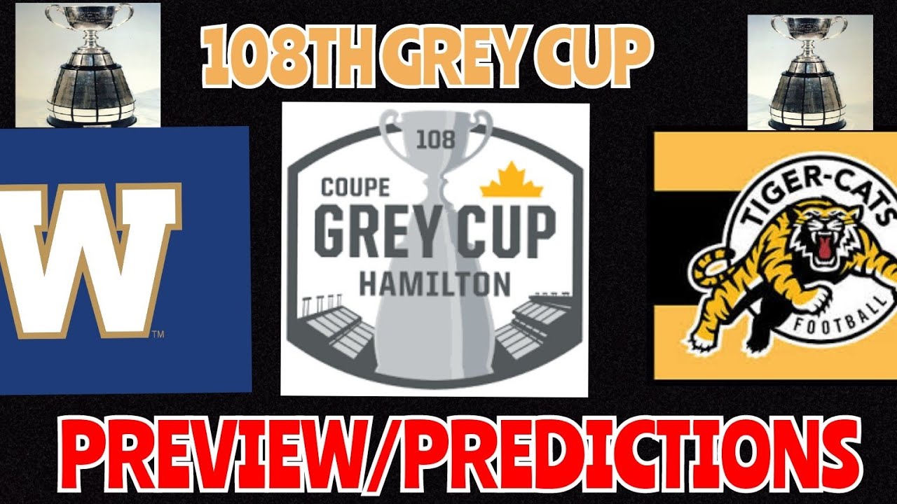 CFL 2021 Grey Cup - Winnipeg Blue Bombers@ticatstvchannel (Preview/Prediction)