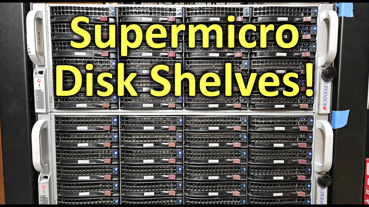 Модернизация дисковой полки Supermicro JBOD на 45 отсеков с возможностью установки 105 жестких ди...