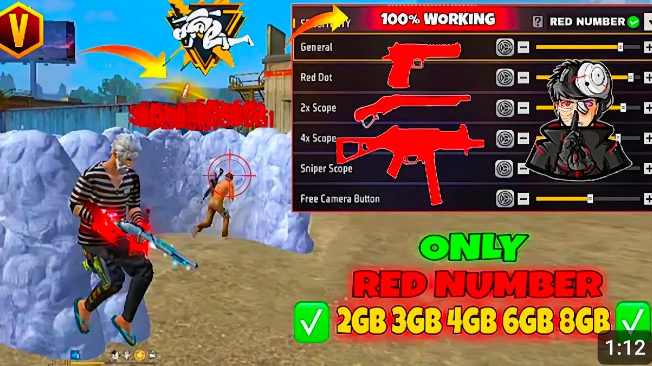 Free Fire Headshot Setting After Ob52 Update 4g Best Sensitivity Settings|Sensitivity Setting ☠️⚙️