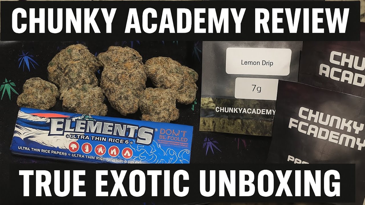 Chunky Academy THCA Review &mdash; REAL Exotics or Bust?? Full Unboxing + Flower Comparison