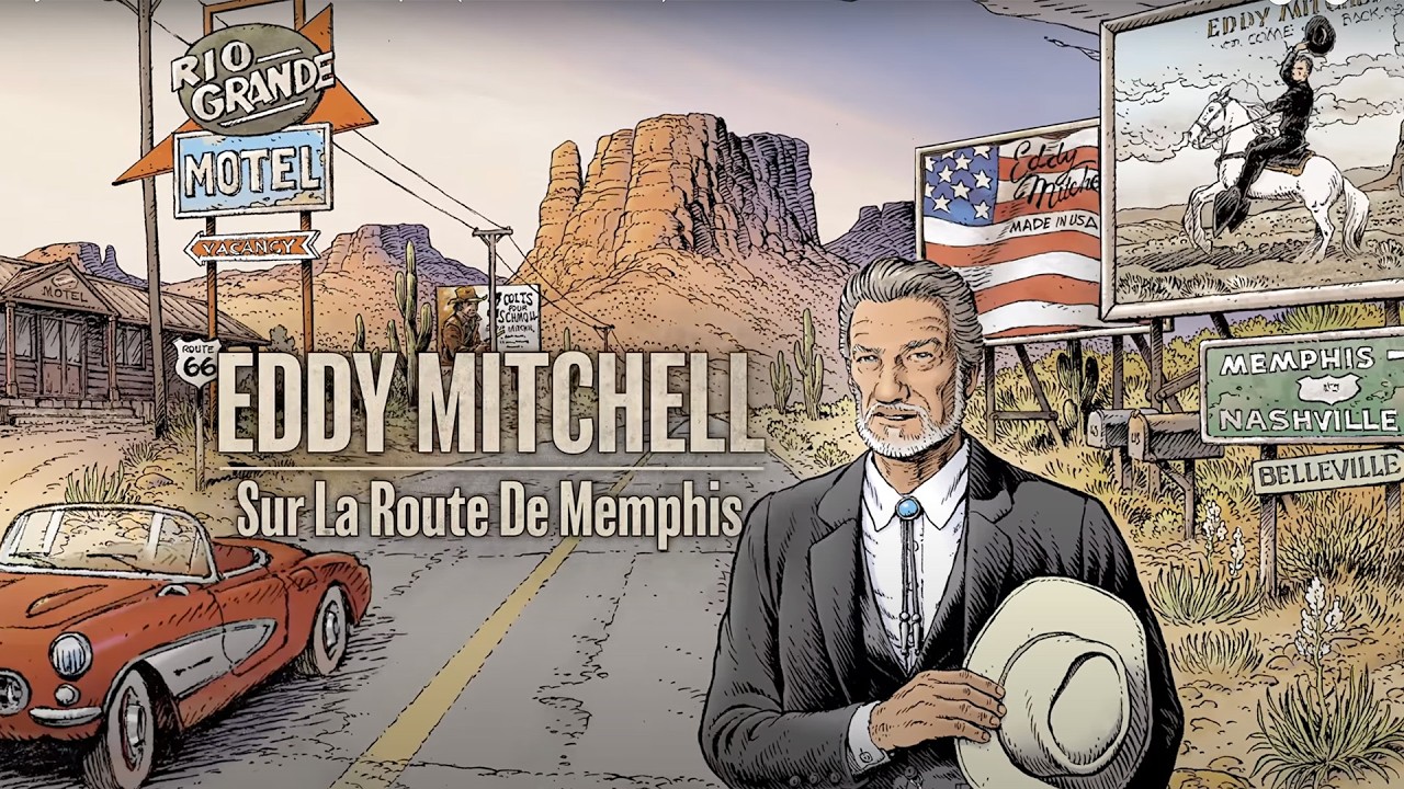 Eddy Mitchell - Sur la route de Memphis (Official Vizualiser)