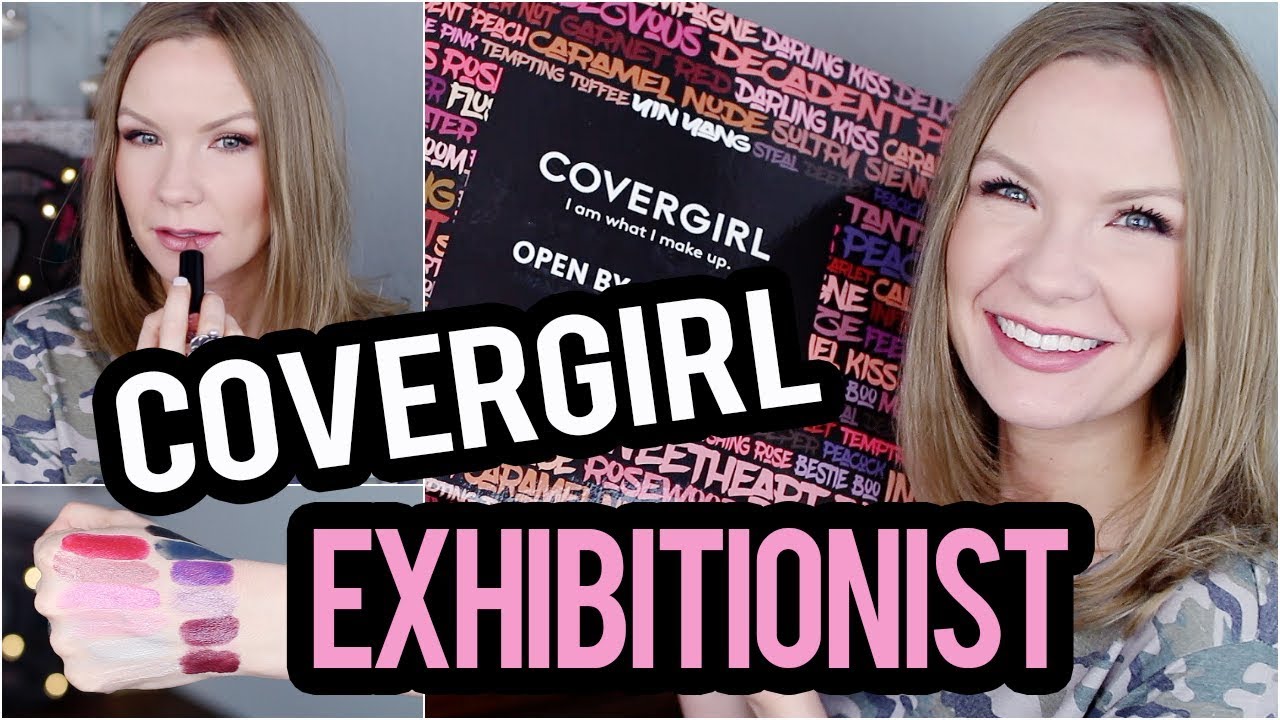Covergirl Exhibitionist Lipstick Collection! Swatches & Favorites! | LipglossLeslie