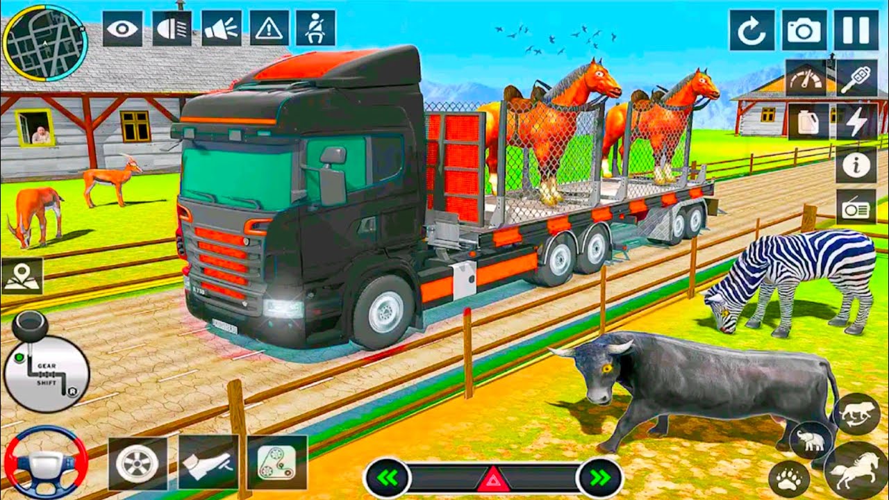 Wild Zoo Animal Rescue Game - Offroad Wild Animal Truck Drive - Android Gameplay
