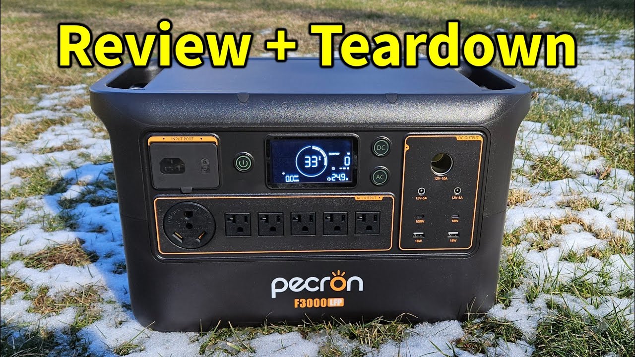 Lost Power? The Pecron F3000LFP Has Your Back! Power Station Review