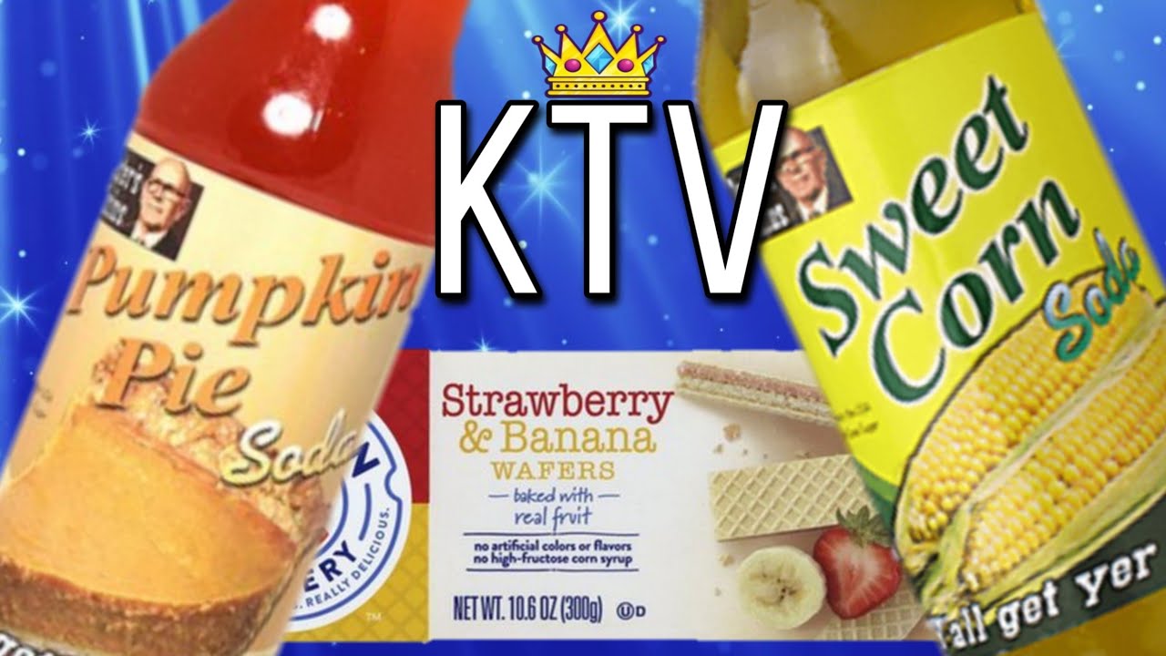 Pumpkin Pie Soda and Sweet Corn Soda | Strawberry and Banana Voortman wafers REVIEW | KTV E:56