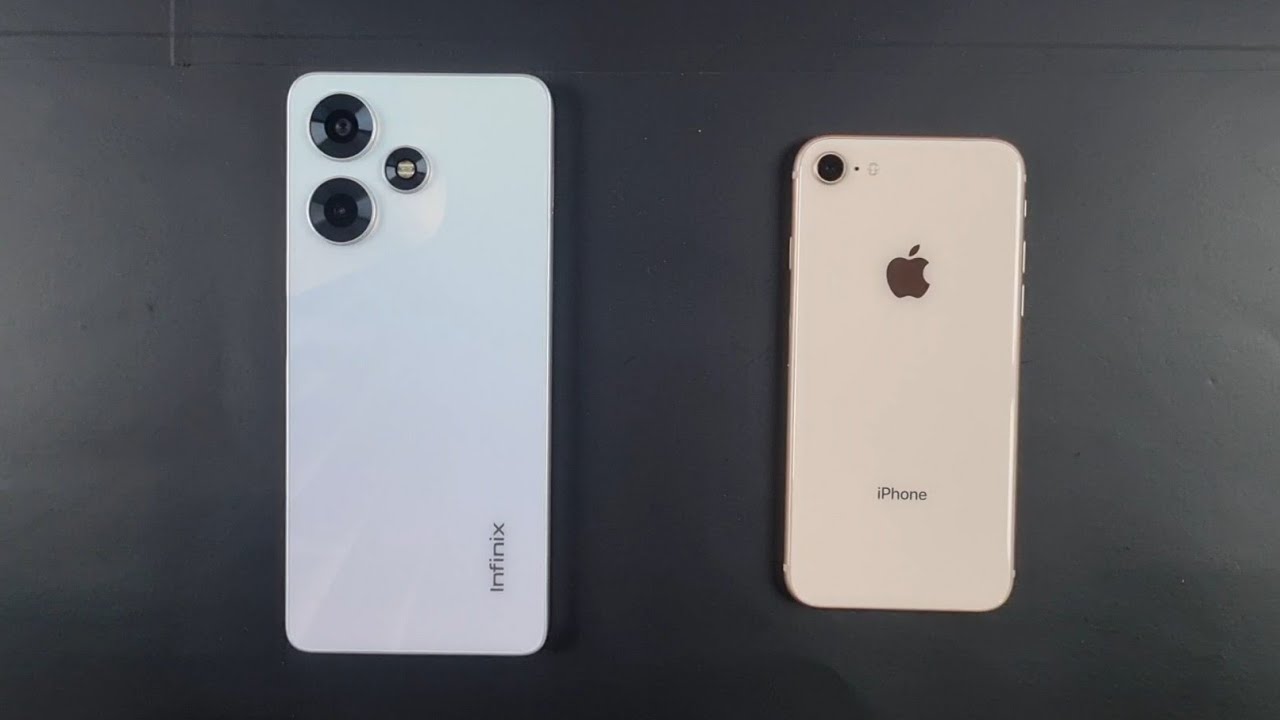 Infinix Hot 30 Vs Iphone 8 Speed Test !