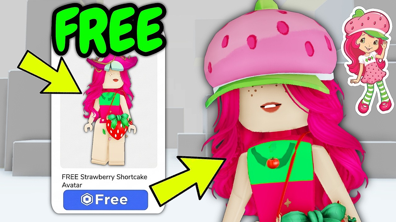 How to Get FREE STRAWBERRY SHORTCAKE AVATAR on ROBLOX!
