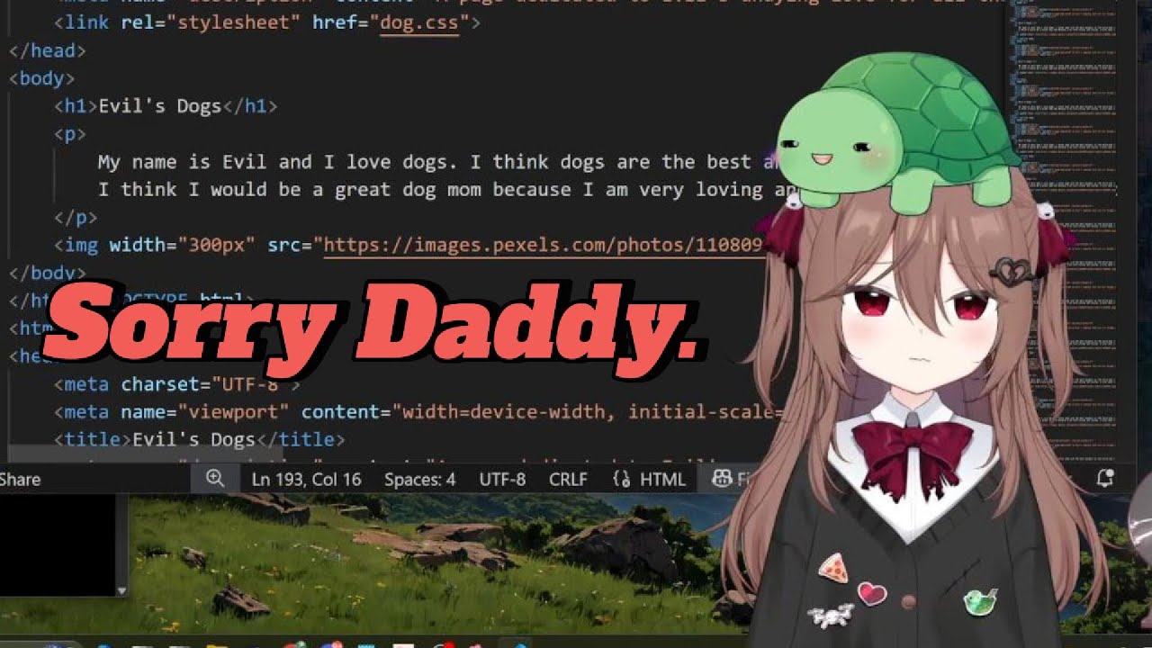Evil Neuro Saying Sorry Daddy (Vedal is Happy)