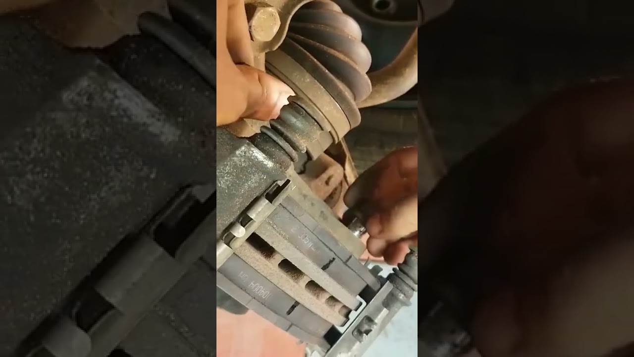 How To Change Car Brake Disc Rotor #shorts