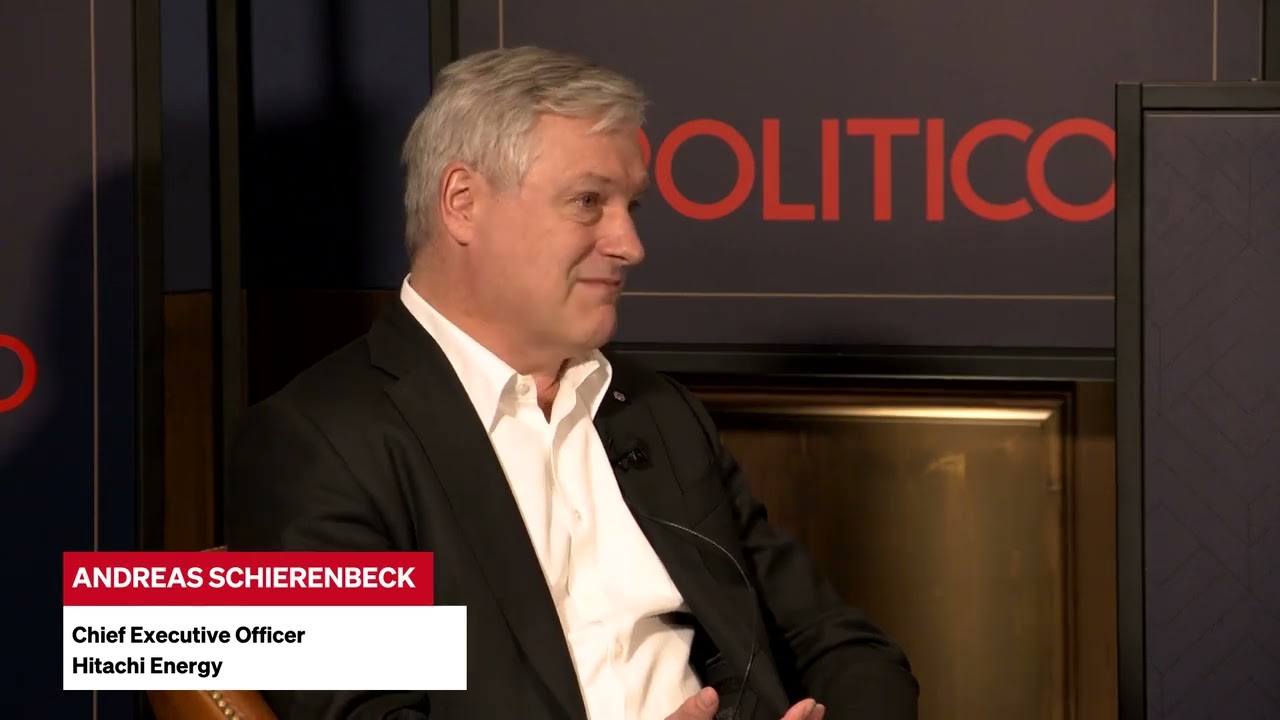 Hitachi Energy CEO discusses energy security and more at the POLITICO Pub | POLITICO