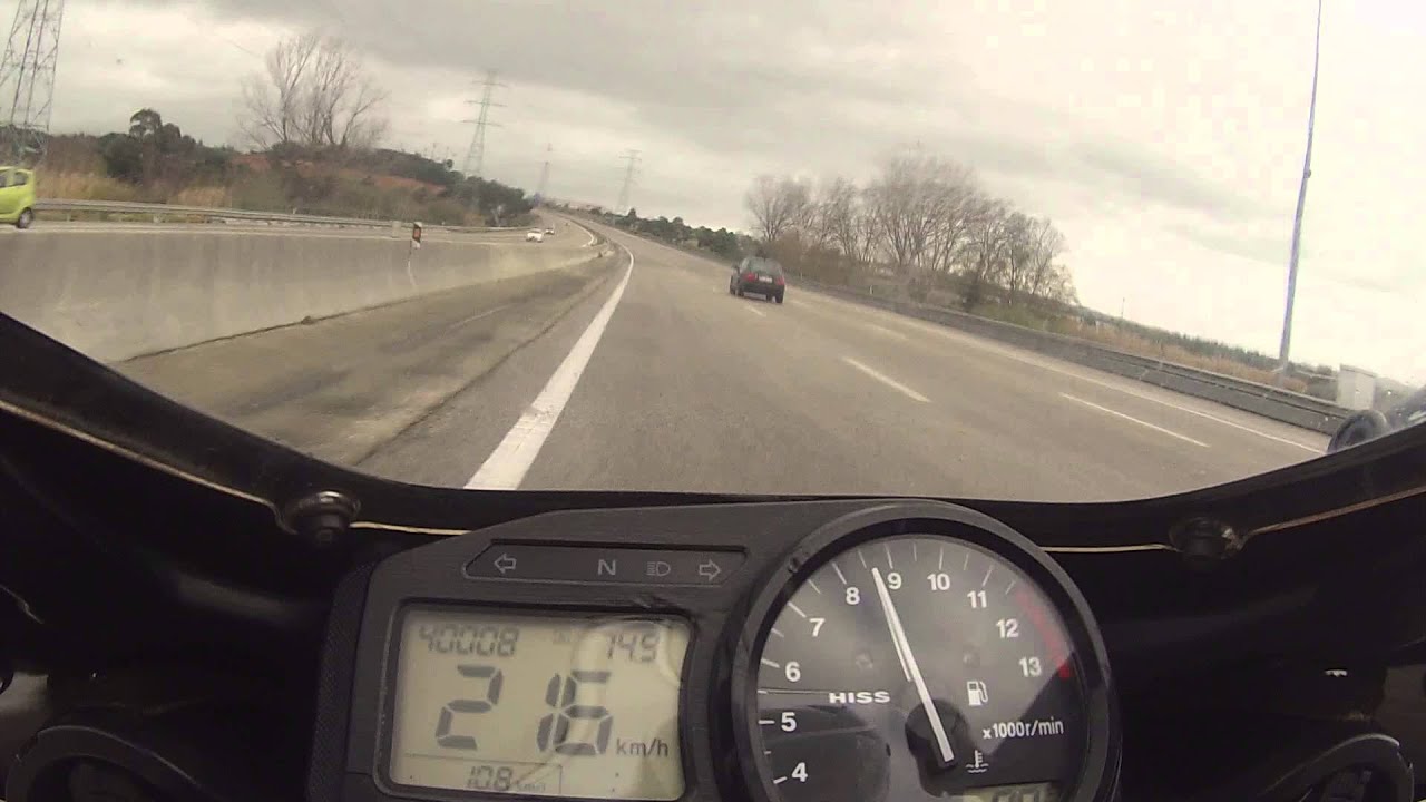 Cbr 954 top speed - 299 km/h