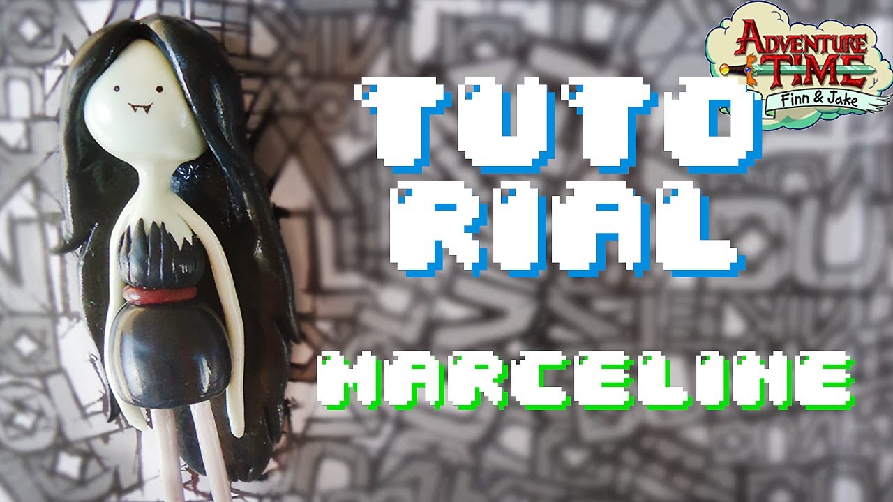 MARCELINE Adventure Time Polymer Clay TUTORIAL //Hora de Aventura  Porcelana Fria