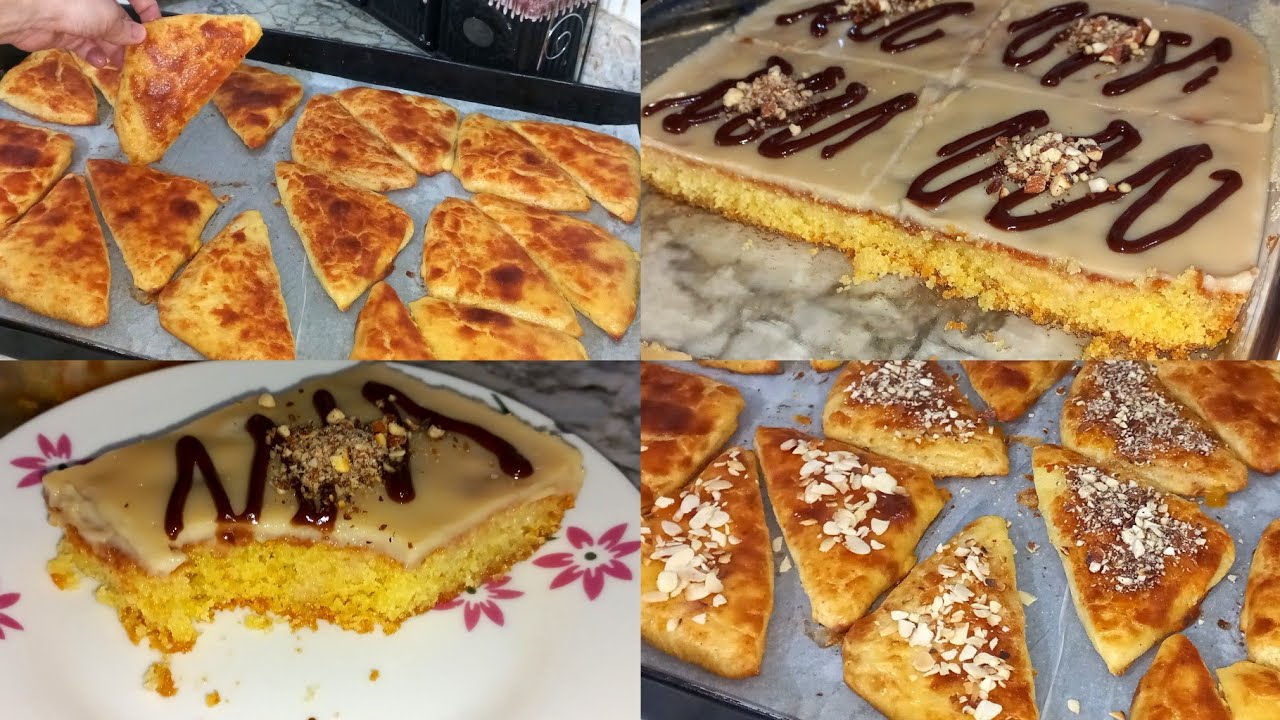 برعتهم فدار حماتي💪بحبة بيض🥚خرجت بسبوسة خطييرة بمكونات بسيطة واقتصادية👌وزدتلهم مسمن فالفران مورق روعة