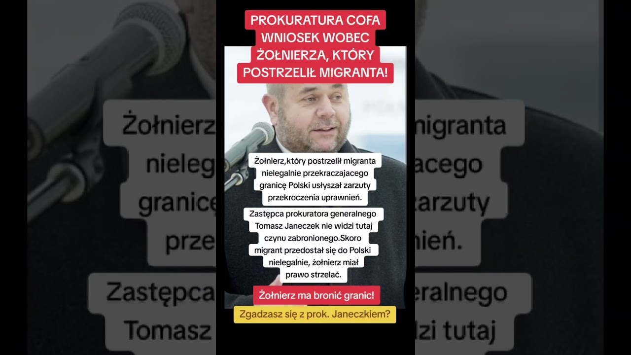 Prokuratura cofa wniosek żołnierza,kt&oacute;ry postrzelił migranta.
