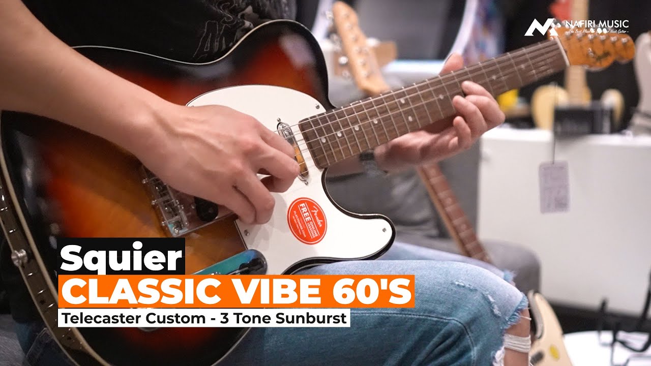 Squier Classic Vibe 60'S Telecaster Custom in 3 Tone Sunburst