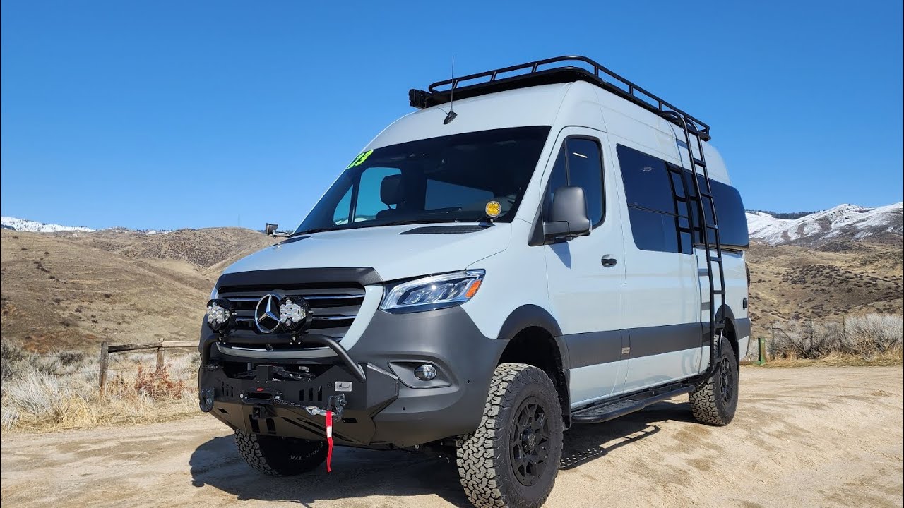 2023 Mercedes Benz Sprinter New AWD 4cyl Twin Turbo 144 High Roof w/Custom Launch Vans Build!