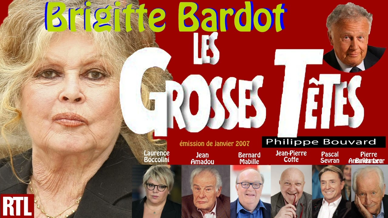 Brigitte Bardot dans les Grosses têtes (janvier 2007)