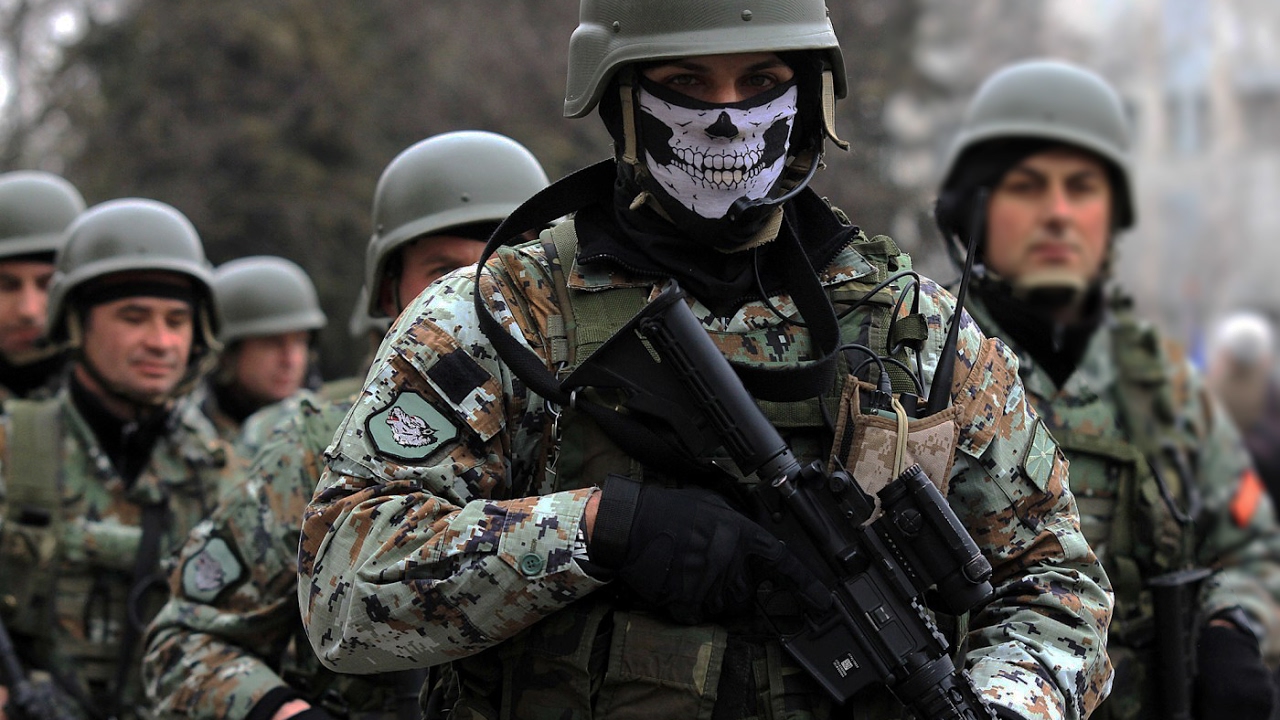 Вежба на специалните единици на АРМ и МВР - Macedonian Special Forces