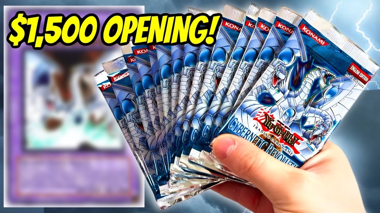 Открытие набора Yugioh «CYBERNETIC REVOLUTION»! Европейские кибер-драконы!
