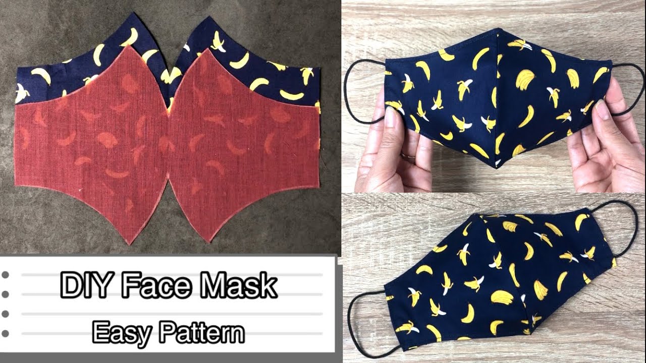 Breathable Face mask | DIY Face mask Easy pattern