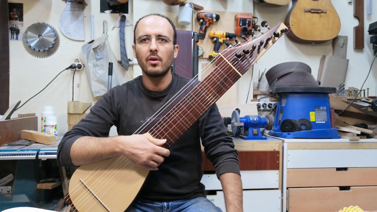 13 Telli Lute-Kopuz (ya da 13 telli Oğur sazı)